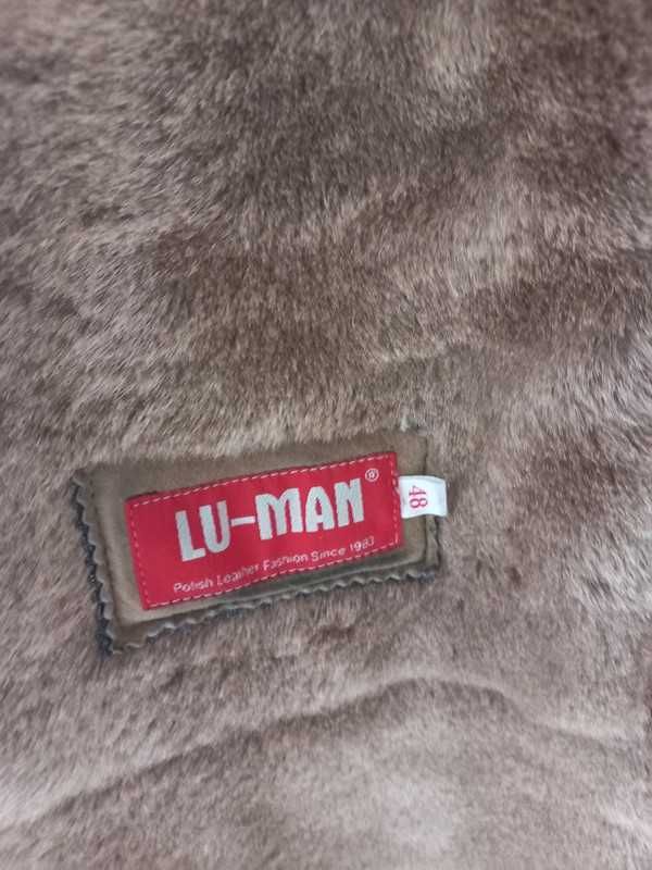 Lu Man naturalny lekki kożuszek 44