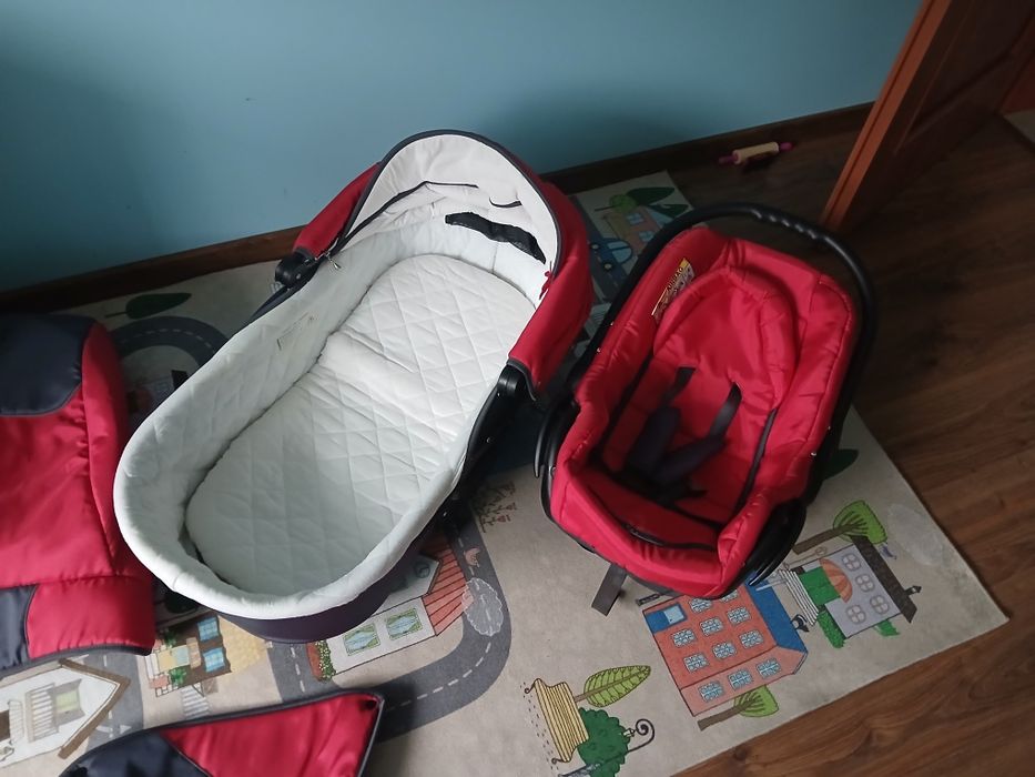 Wózek 3 w 1 w dobrym stanie.