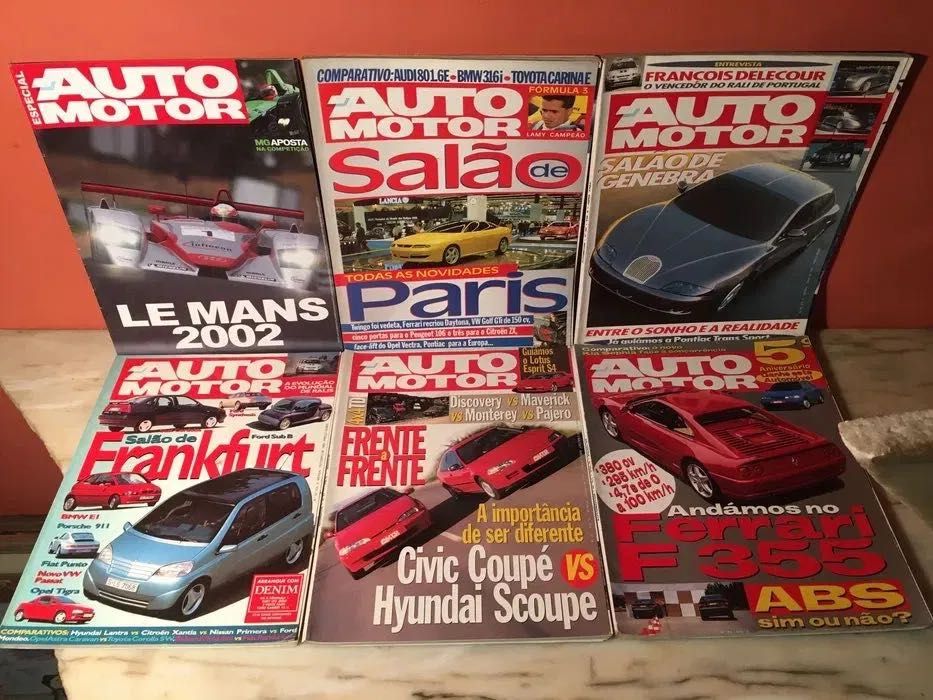 AUTO MOTOR - 30 revistas de 1992 a 2004