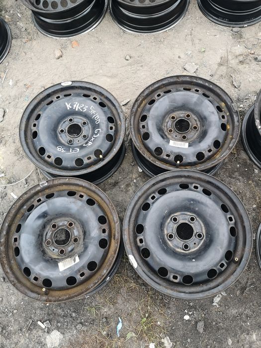 Felgi stalowe 5x100 15x6j et38 Skoda VW