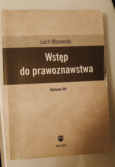 Wstęp do prawoznawstwa- Lech Morawski