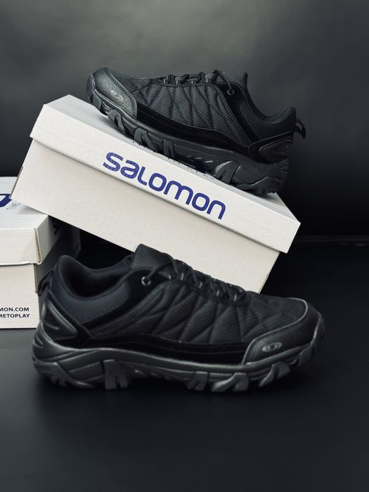 Кроссовки Salomon на осень дождливую погоду Саламон WaterProof GoreTex