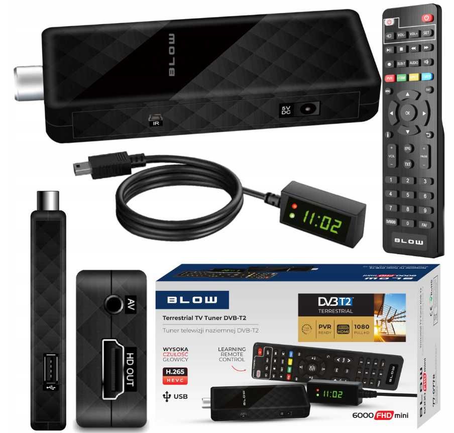 Dekoder Tuner DVB-T2 Mini Stick Do Telewizora (Okazja)