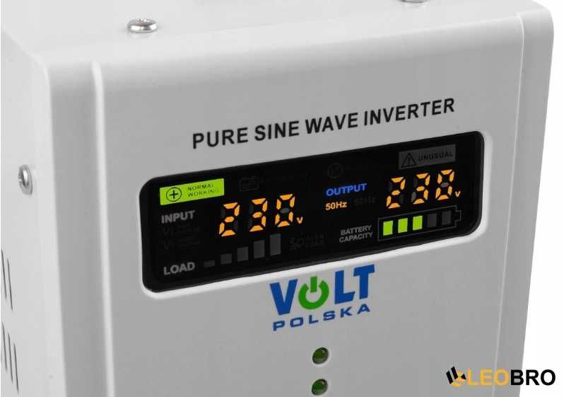 Гібридний ДБЖ/інвертор Volt Polska SINUS PRO 1500 E 12/230V 1000/1500W