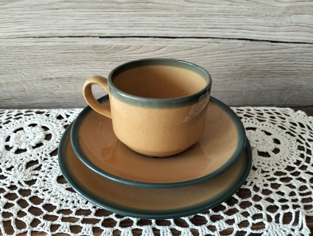 Trio z porcelitu z okresu PRL; Chodzież