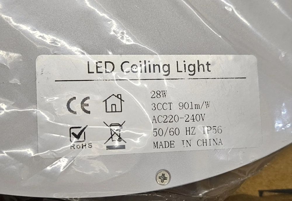 Plafon, Lampa sufitowa LED Combuh 28W 30cm