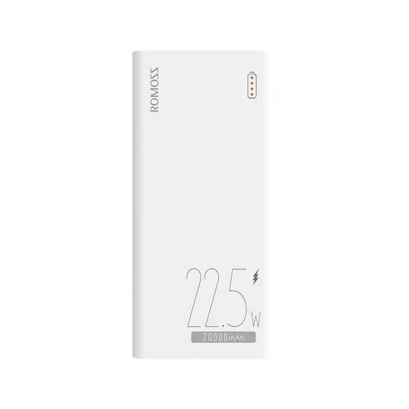 Зовнішній акумулятор Romoss Sense6 PPH-80 22.5 W 20000 mAh White