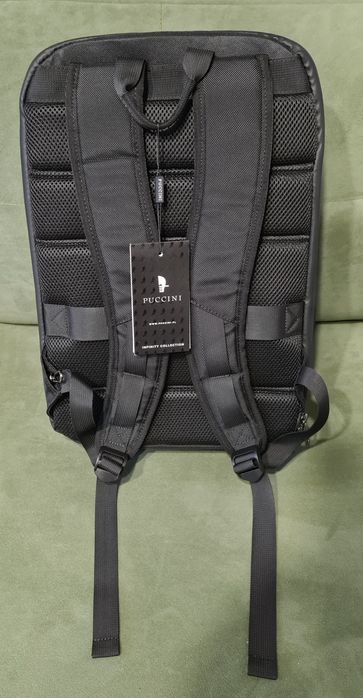 Plecak Puccini na laptopa 15 cali czarny Infinity Pro Collection