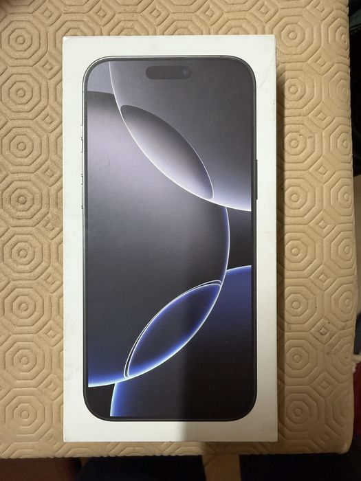 Caixa vazia iphone 16 pro max 256gb black titanium
