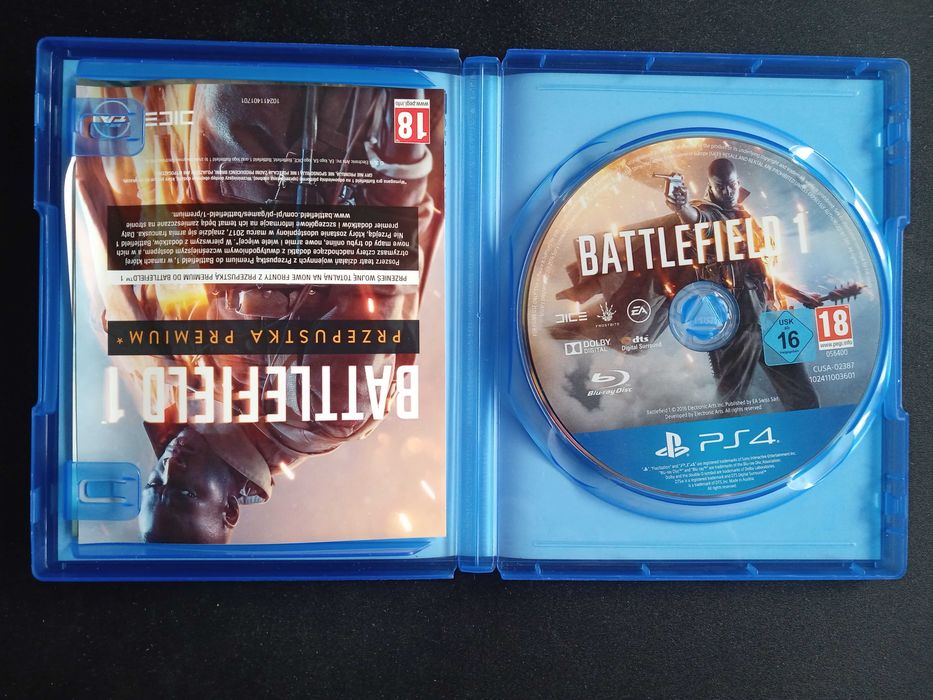 Battlefield 1 PS4 PS5 pl
