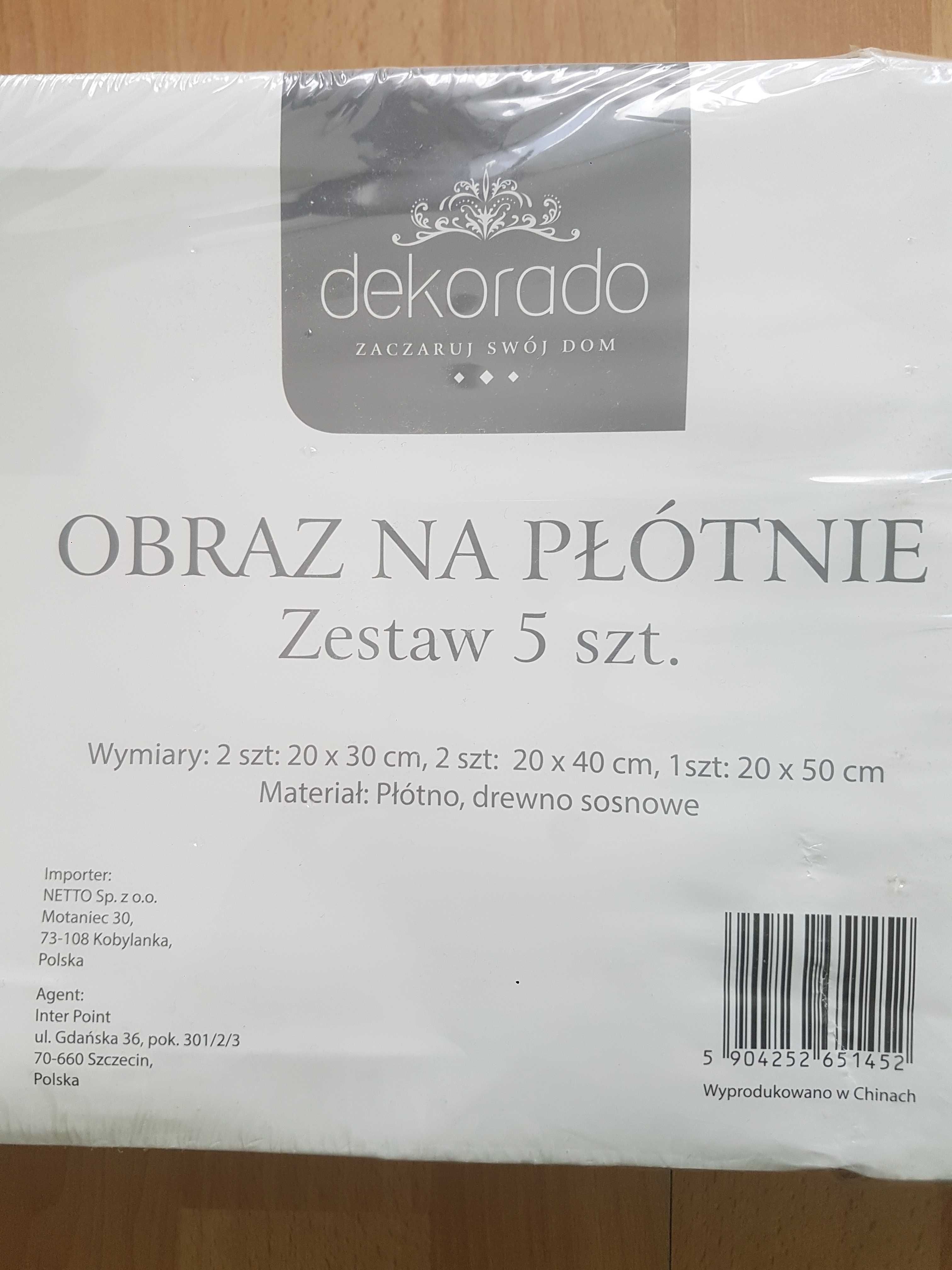 tryptyk obraz na płótnie 5 elementów New York city