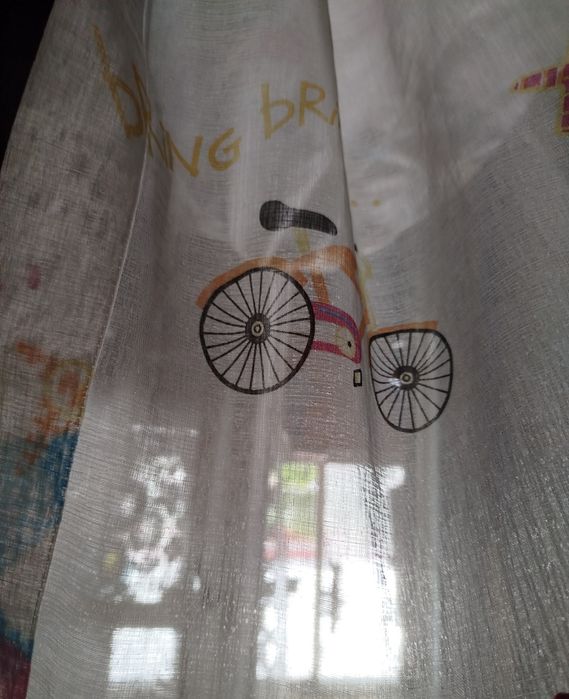 Тюль у дитячу кімнату хлопчика