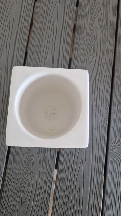 Conjunto piaçaba branco de cerâmica