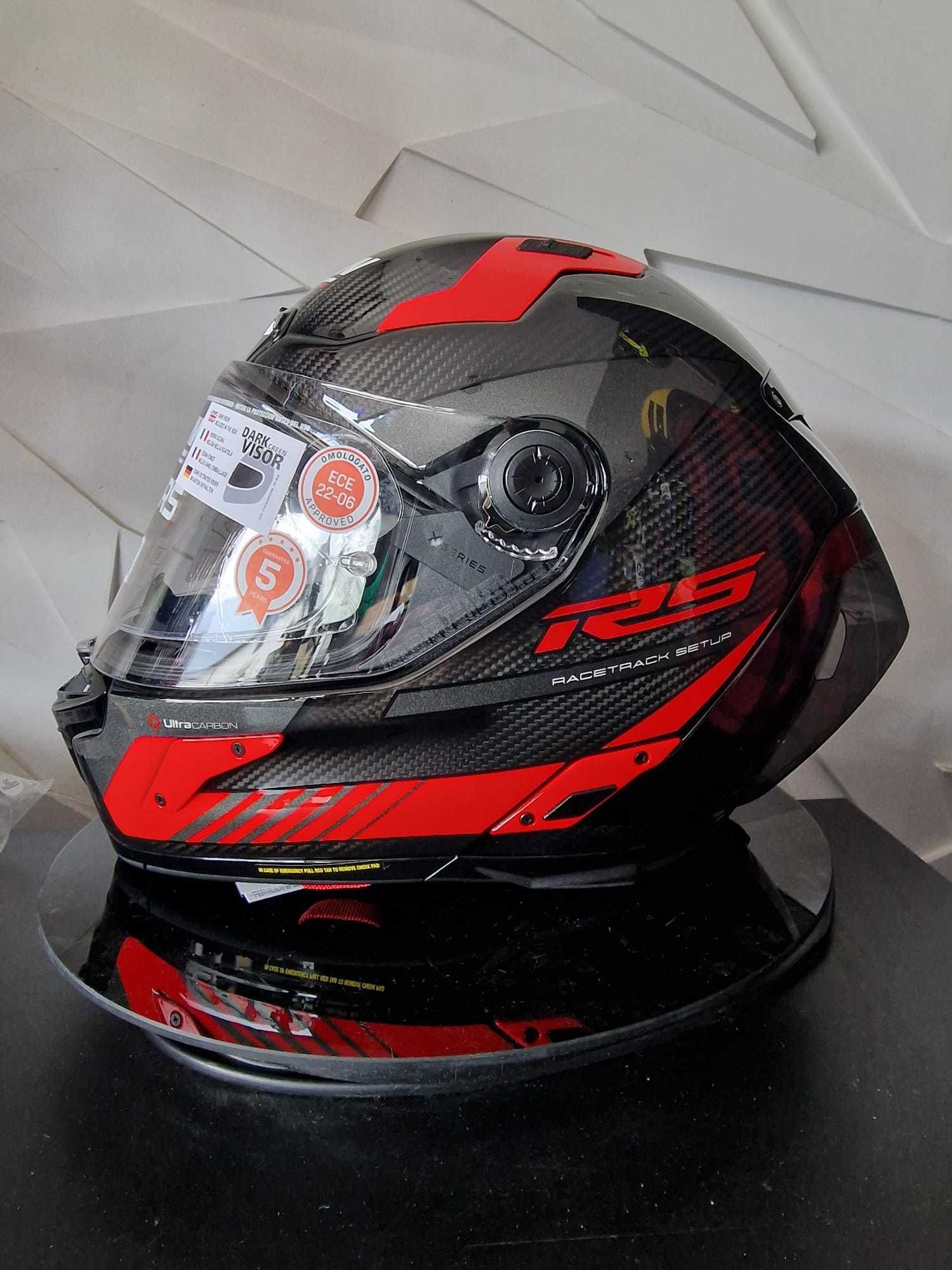 Kask NOLAN X-804 RS Ultra Carbon Hot 13 RED Lap 'M`L  Raty 0% GRATISY!