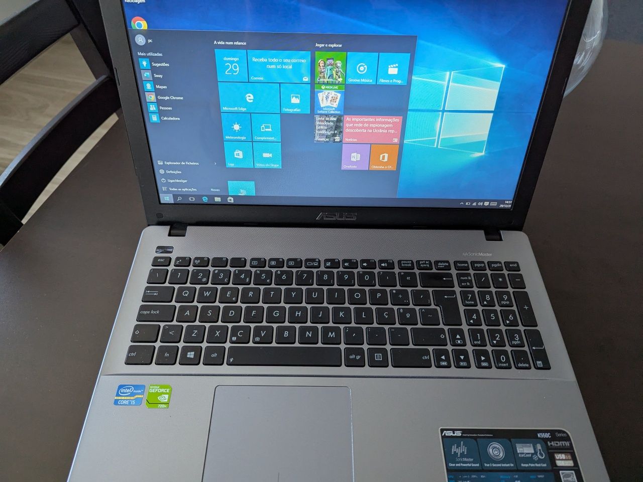 Computador Asus k55c