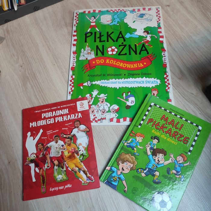 Zestaw 3 książek dla młodego piłkarza