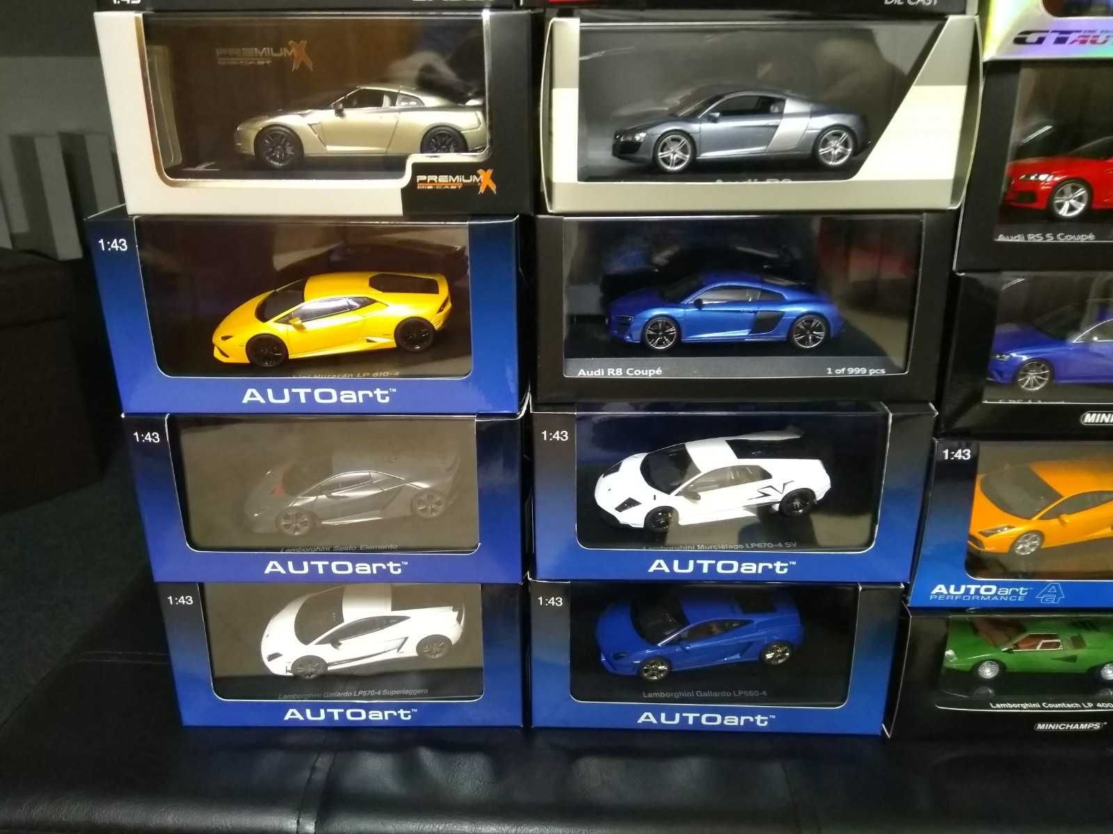 Miniaturas 1/43 AutoArt, Kyosho, Minichamps, Schuco, etc