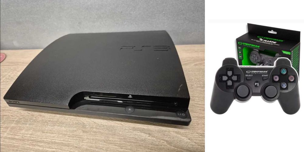 Konsola PS3 Sony PlayStation 3 500gb +pad CECH-3003A Slim Sprawna 100%