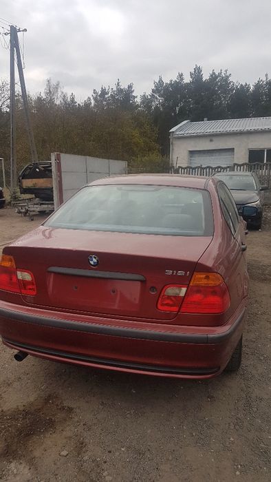 Maska błotnik zderzak lampa drzwi BMW E46 sienarot metallic