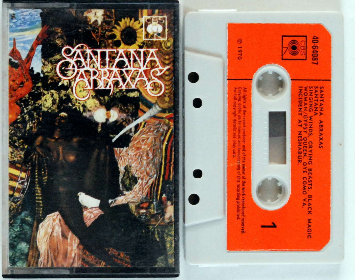 Santana - Abraxas (MC) I Wydanie 1970r. BDB