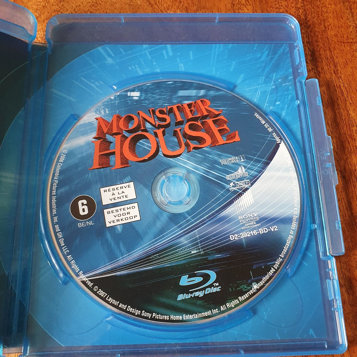 Bluray, Bajka dla dzieci-Monster House,Straszny Dom.Spielberg,Zemeckis