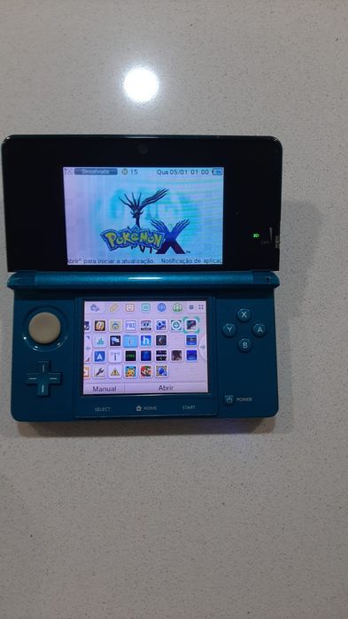 Nintendo 3ds, desbloqueado com cabo para carregar, bom estado
