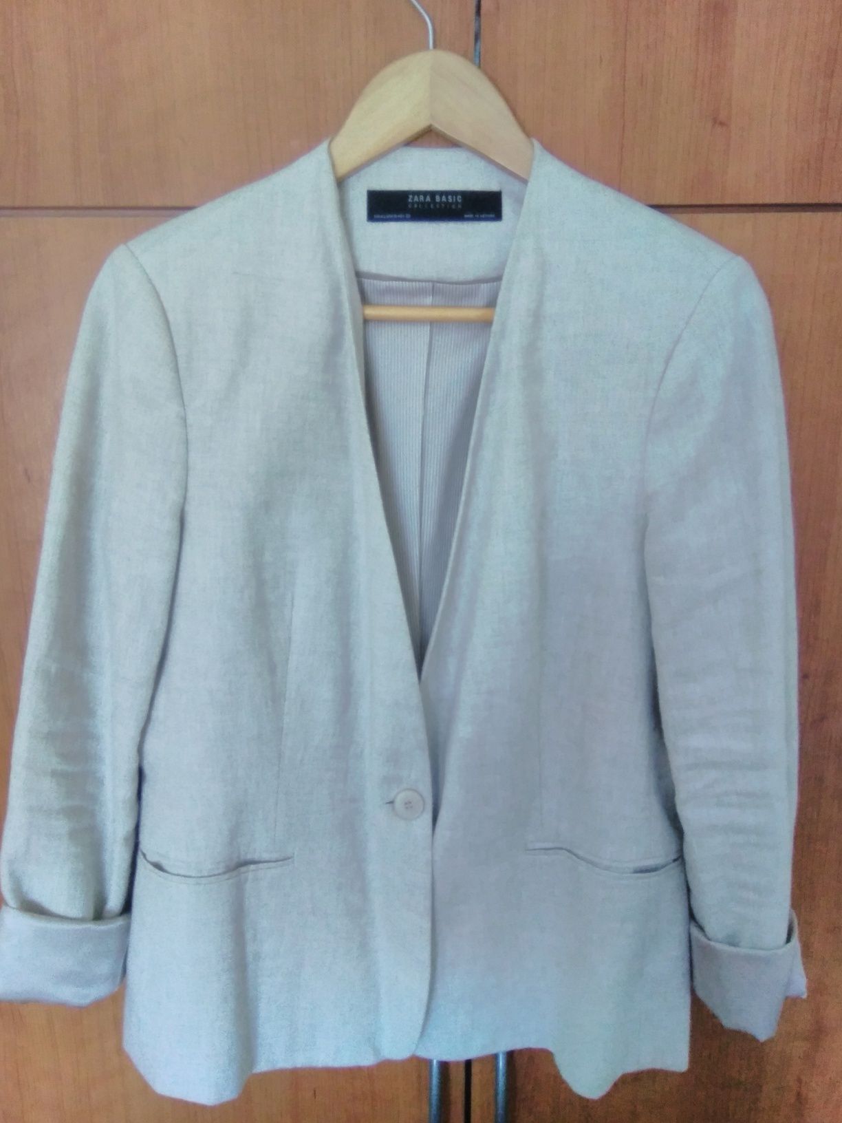 Blazer Zara em linho