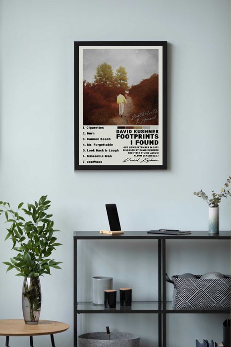 Dawid Kushner Footprints I Found Plakat Obraz z albumem prezent