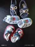 Lote de sapatos de bebé