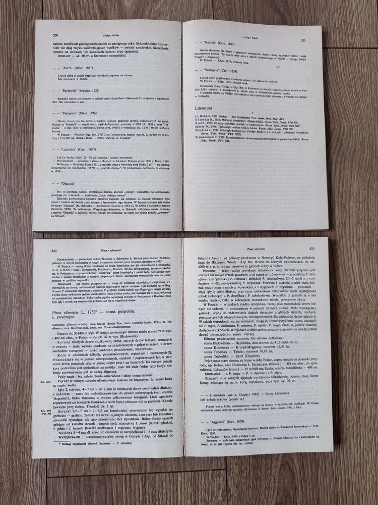 Drzewa i krzewy iglaste (tom 1 i 2) Wlodzimierz Seneta dendrologia
