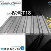 Blacha dachowa trapezowa, Dach, Trapez T18 T35 T55 Gat 1, Alucynk Filc