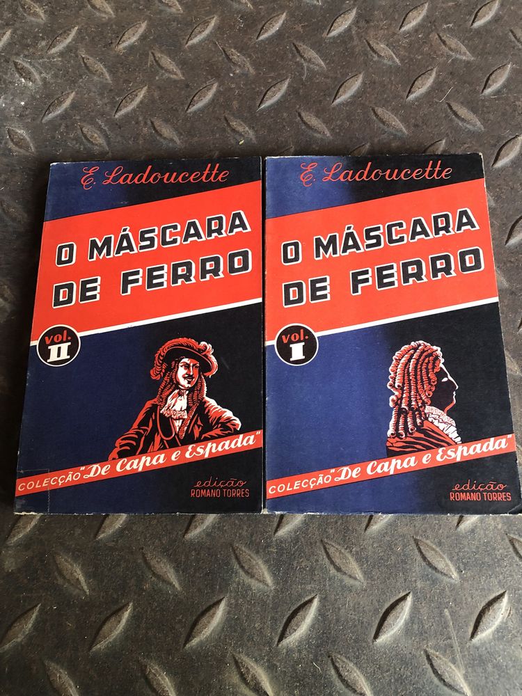 Livros o máscara de ferro volume 1 e 2