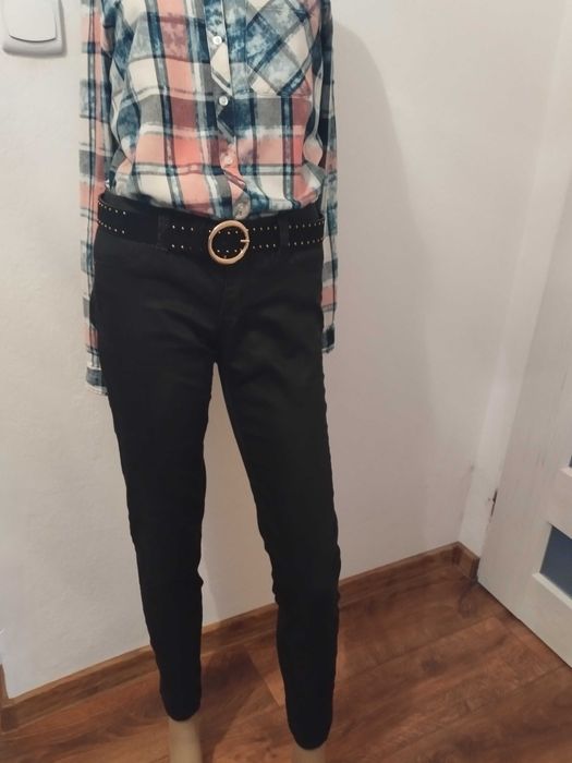 Spodnie woskowane Stradivarius 36/38