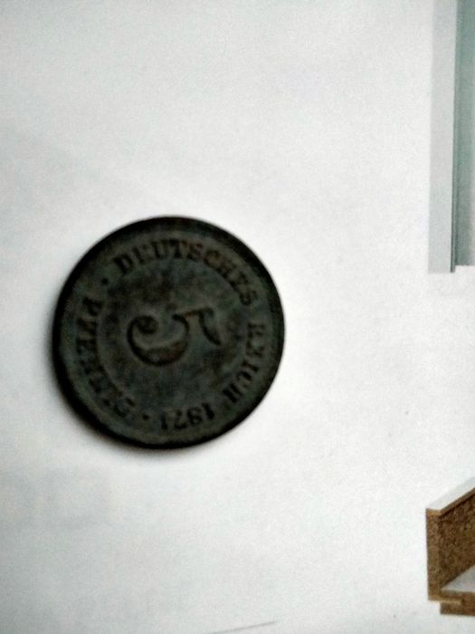 Stara moneta 1874 roku unikat