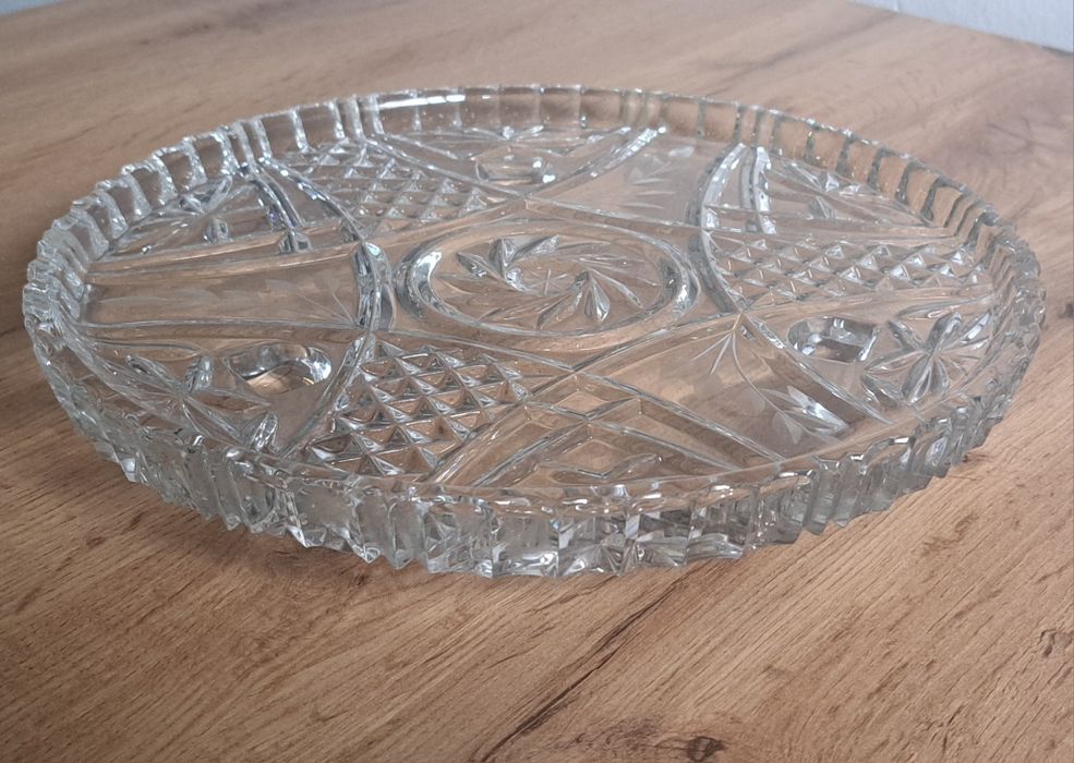 Patera kryształowa 25,5cm