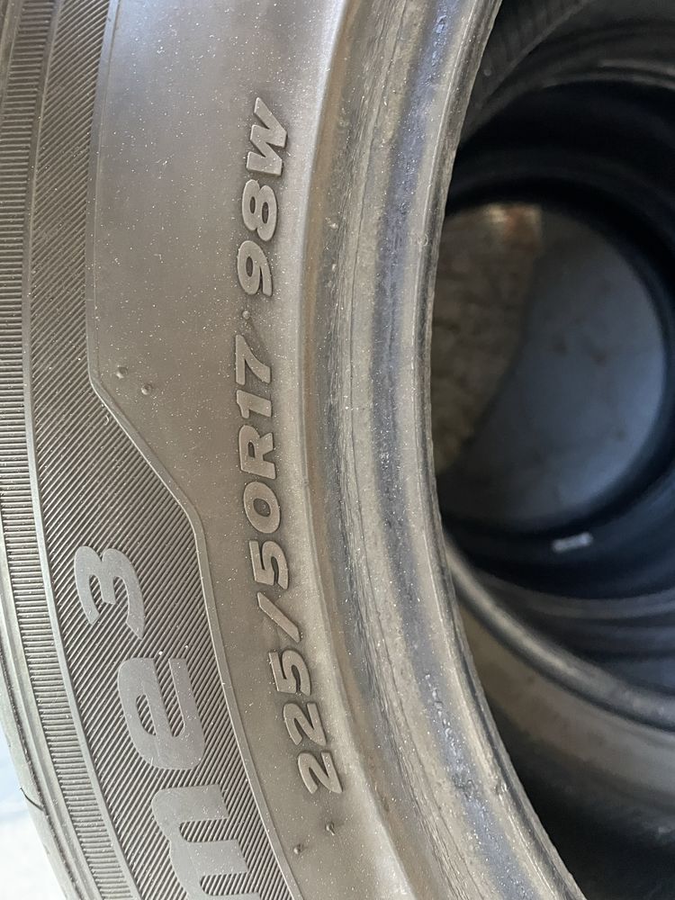 2x 225/50/17 letnie hankook 16r.