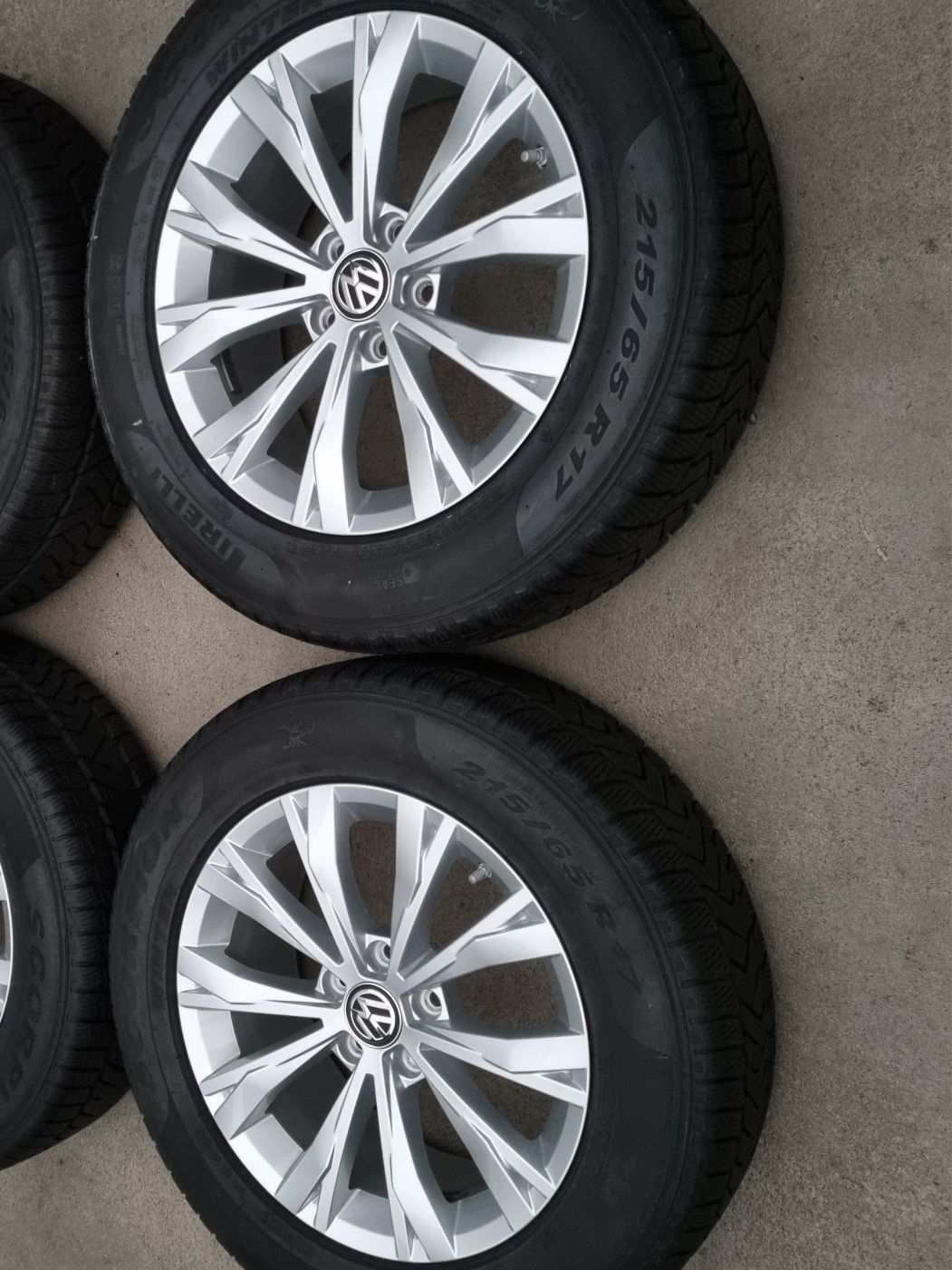 Koła Zimowe Alu z czujnikami 17" VW Tiguan II 2 5x112 SuperStan Orygin