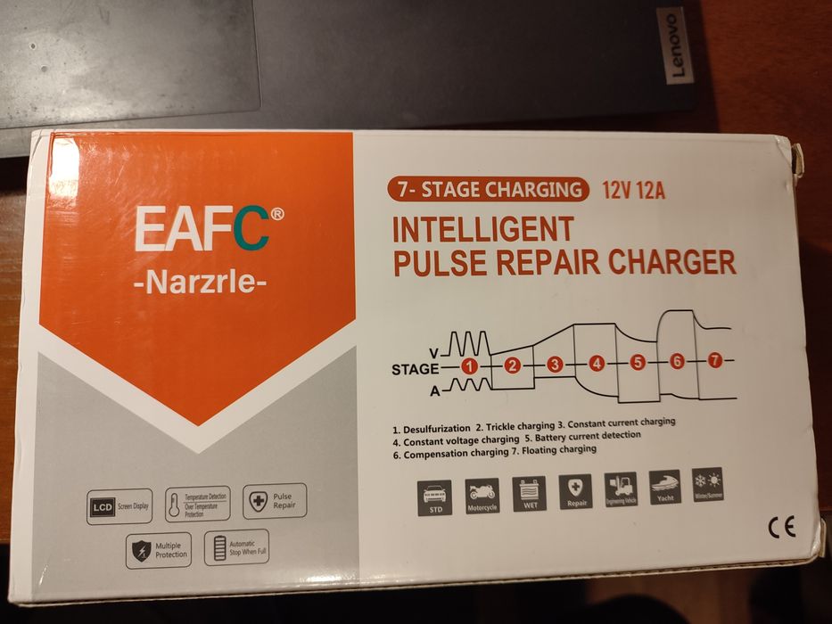 Зарядний пристрій 12В 12А для акумуляторів