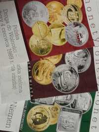 Foldery monet srebrnych 10 i 20 zł