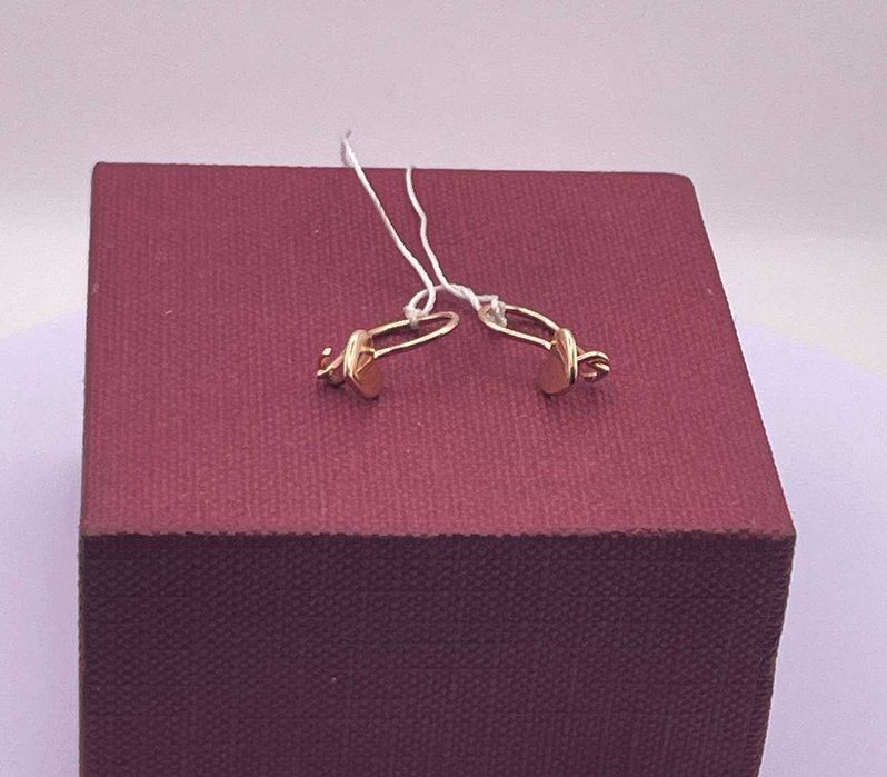 Нові золоті сережки, вага 0,92 грам Арт. 758