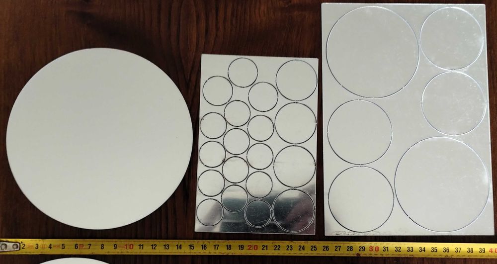 33 Autocolantes Espelhados Decoração Parede Novos