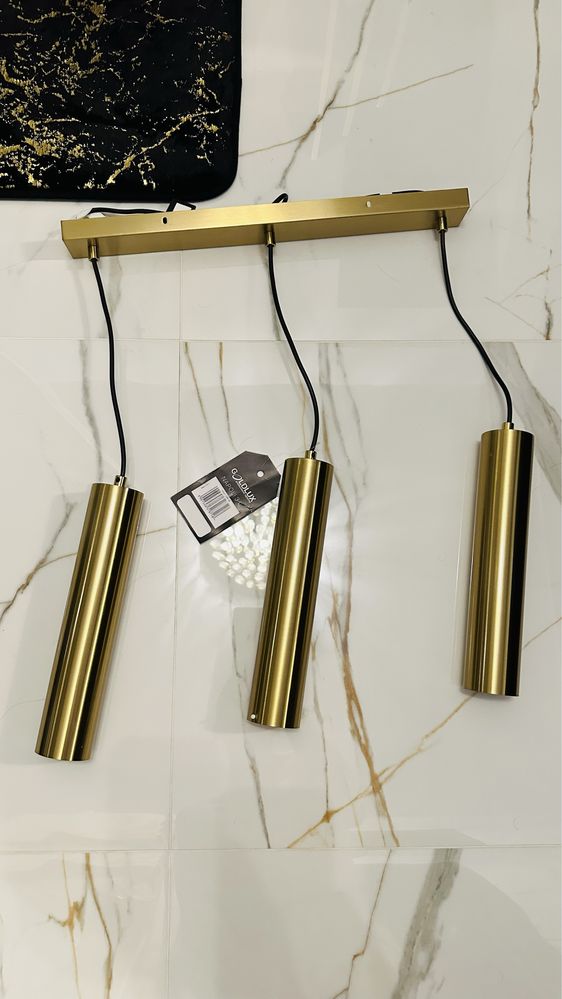 złota lampa goldlux napoli 3l