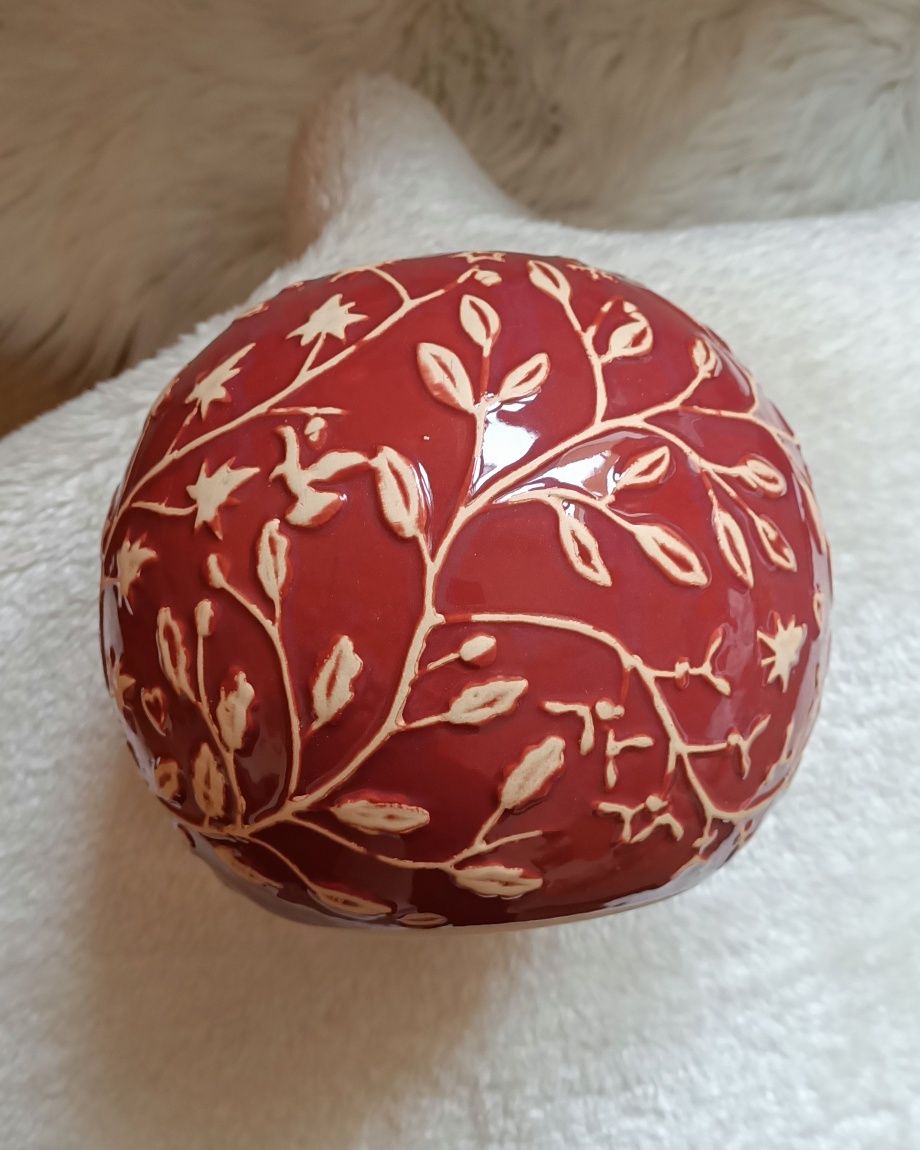 Wazon ceramiczny kula - jak nowy