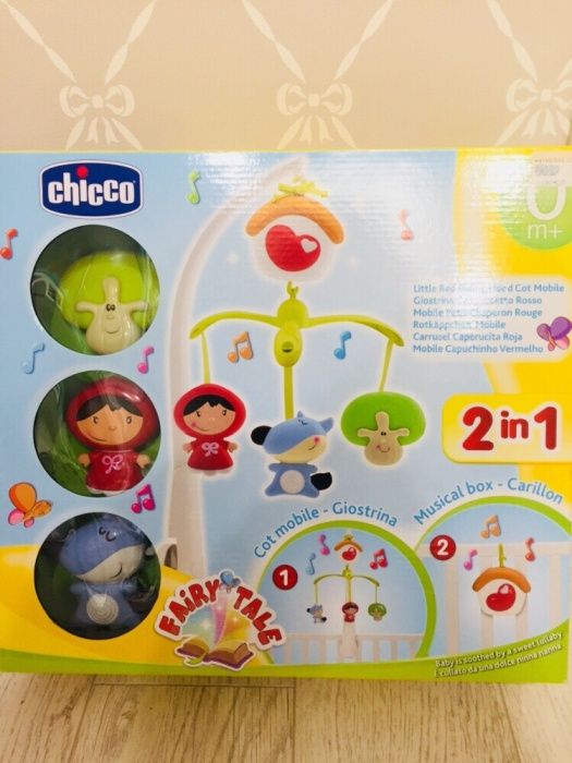 Мобиль на кроватку Chicco красная шапочка