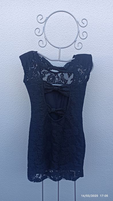 Vestido renda Zara