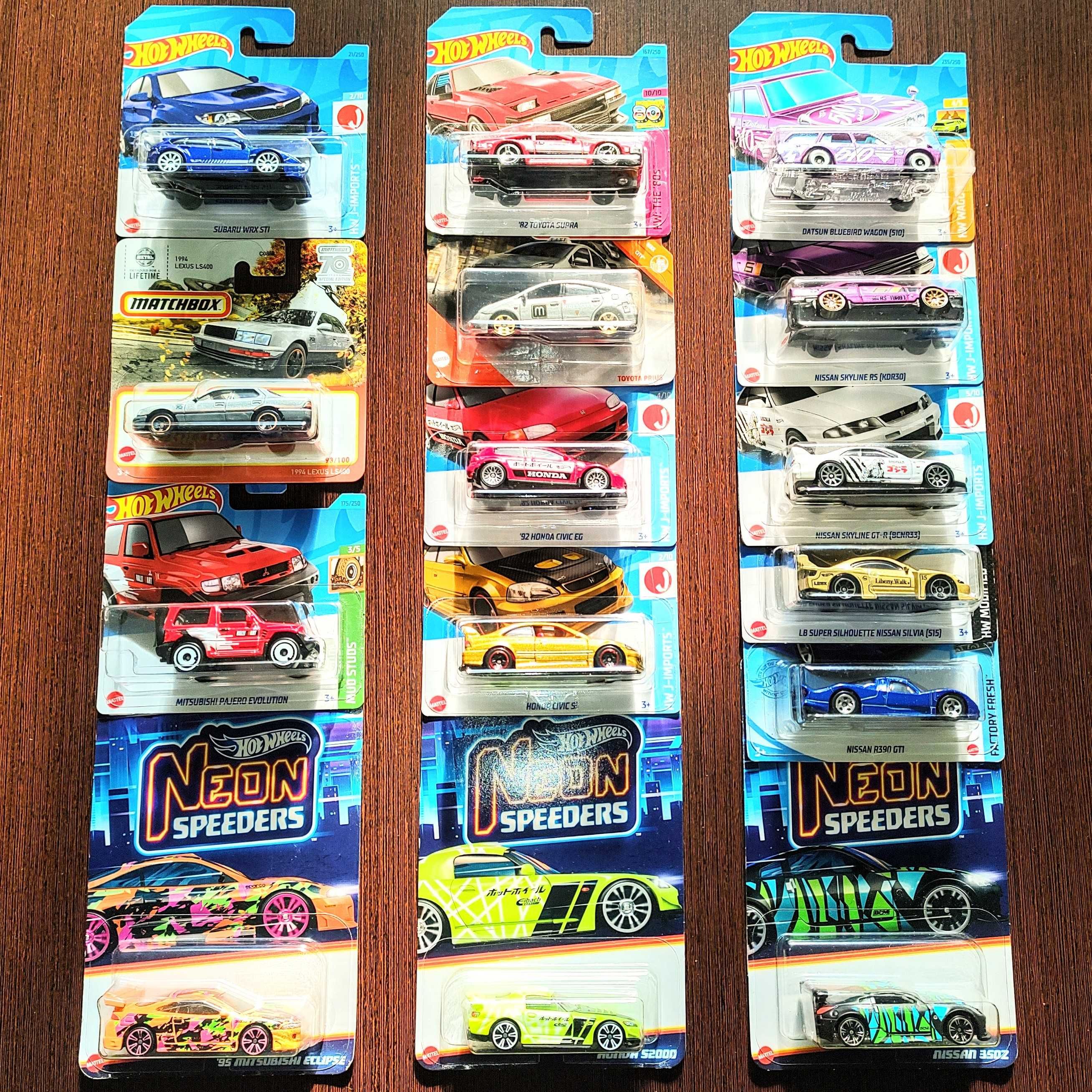 Japan cars JDM Японські моделі Hot Wheels Matchbox нові моделі