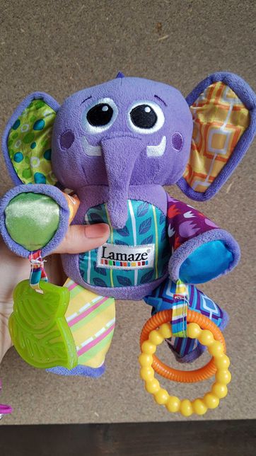 Lamaze słonik zabawka maskotka dla dziecka