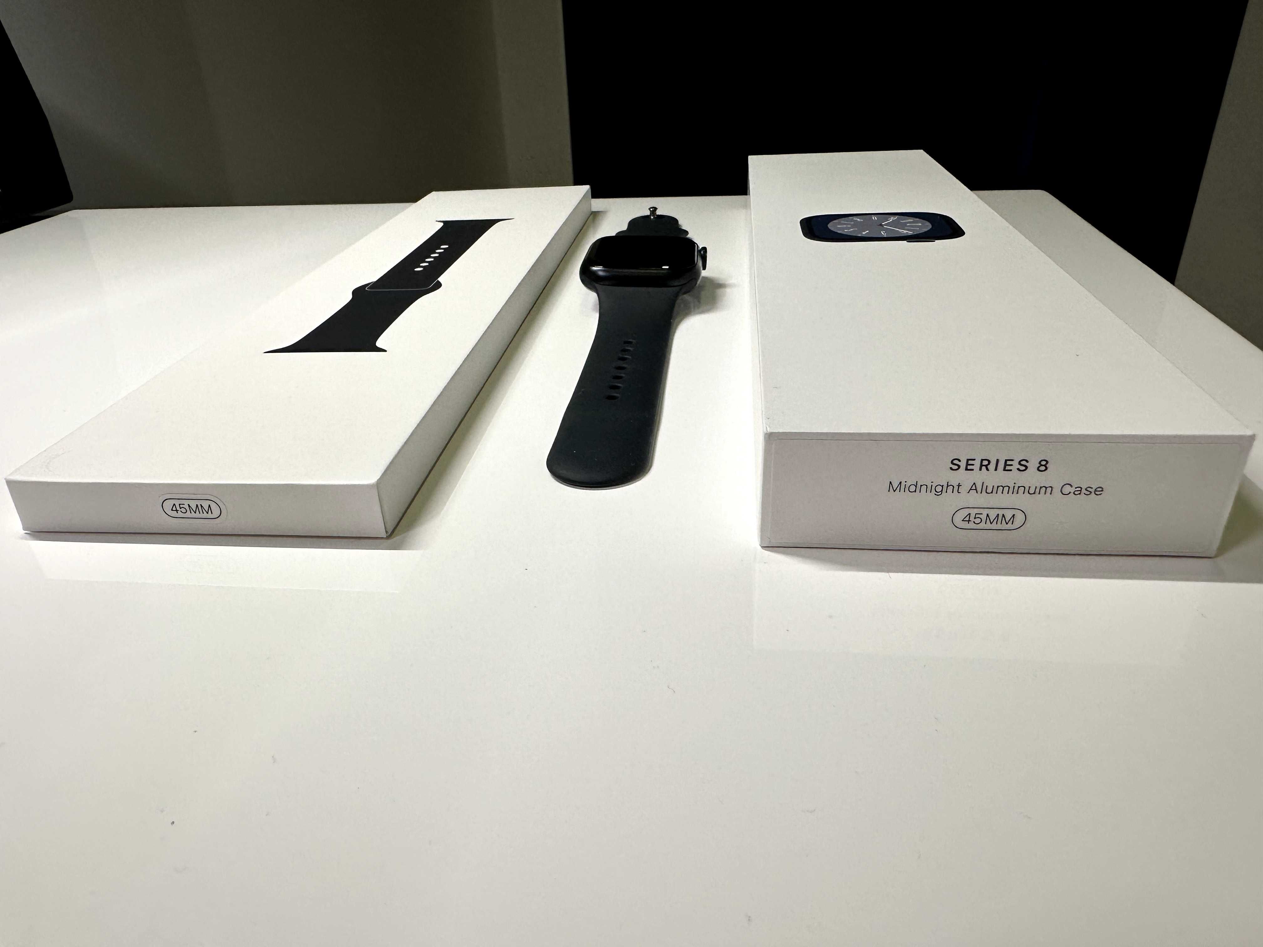 Apple Watch Series 8 Midnight Aluminium, 45 mm, GPS