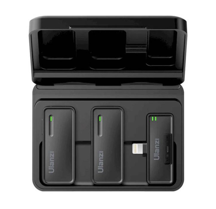 Подвійний безддротовий мікрофон рекордер на айфон