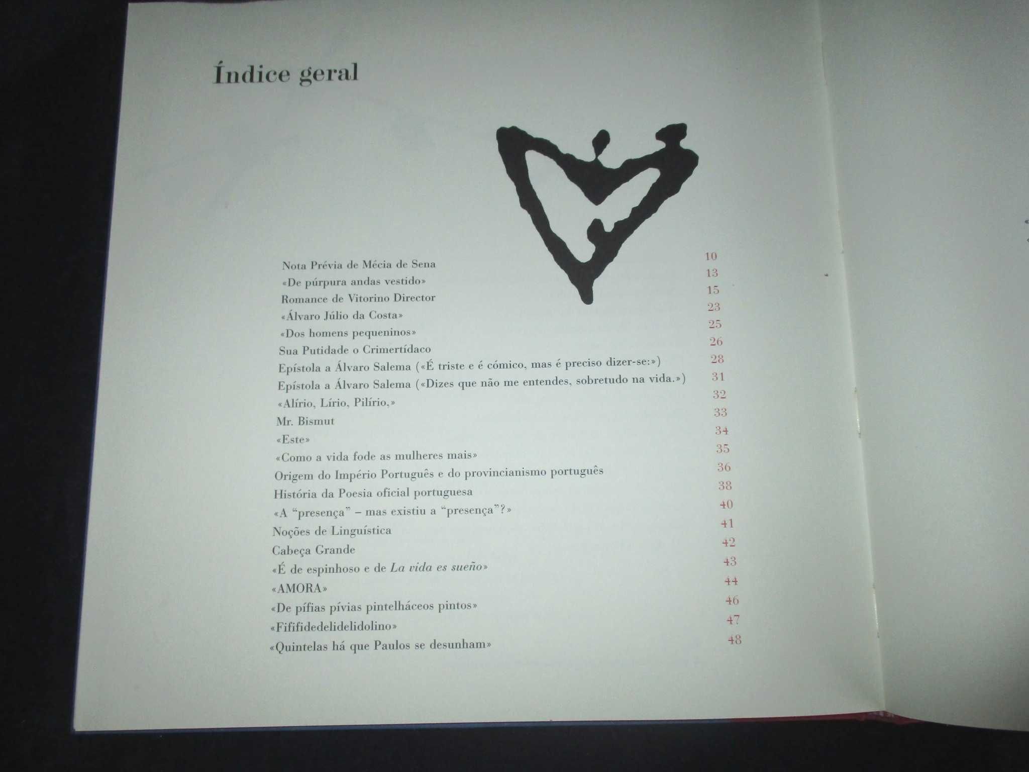 Livro Dedicácias Jorge de Sena Especial Numerado